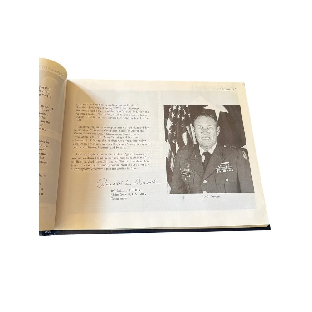 Guild Press Book Blue Retiring the Colors Fort Benjamin Harrison 1903-1995